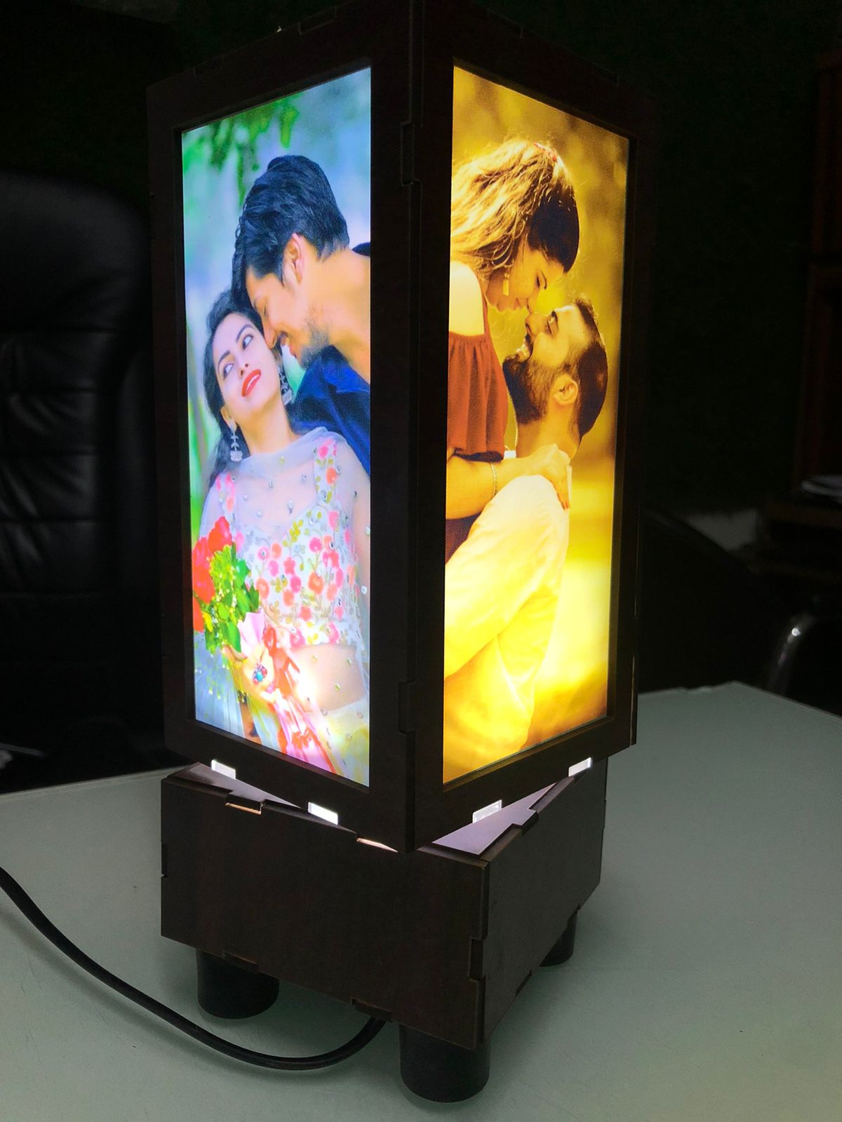 Personalised LED Rotating Lamp | PC02 – The Print Snap