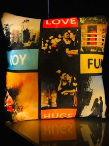 LED Cushion | Love Hugs Fun & Enjoy