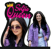 Selfie Queen Personalised Wooden Frame