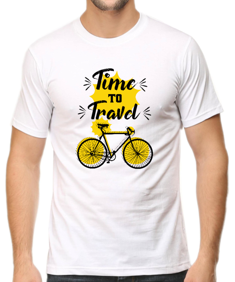 Time To Travel | Printed Shirt