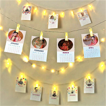 Personalized LED Photo Calendar | Wall Décor