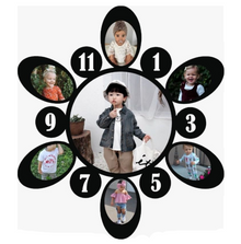 Personaliszed Wall Clock | Flower Design