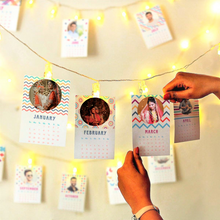 Personalized LED Photo Calendar | Wall Décor