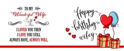 Happy Birthday Wifey | Personalised Mug - ThePikuCart