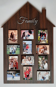 Family Collage Frames | 12 Photos  | Wall Hanging