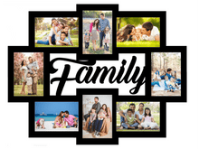 Family - 8 Pic Personalised Collage Photo Frame