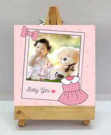 Easel Tower || Photo Frame || Baby Girl