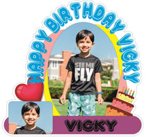 Happy Birthday Personalised Wooden Table Top