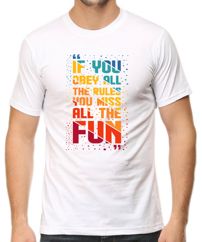Obey Rules-Miss Fun | Printed Shirts