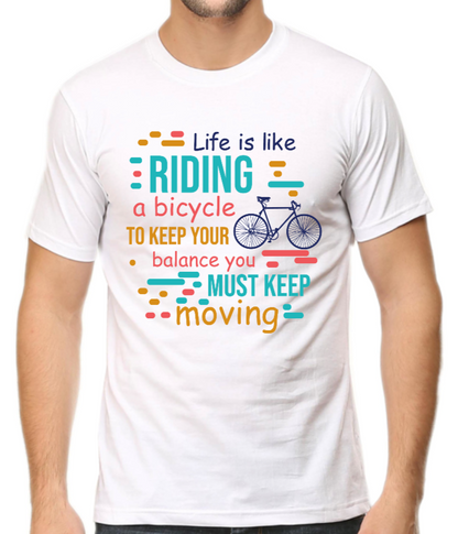 Riding a Bicycle | Printed Shirt
