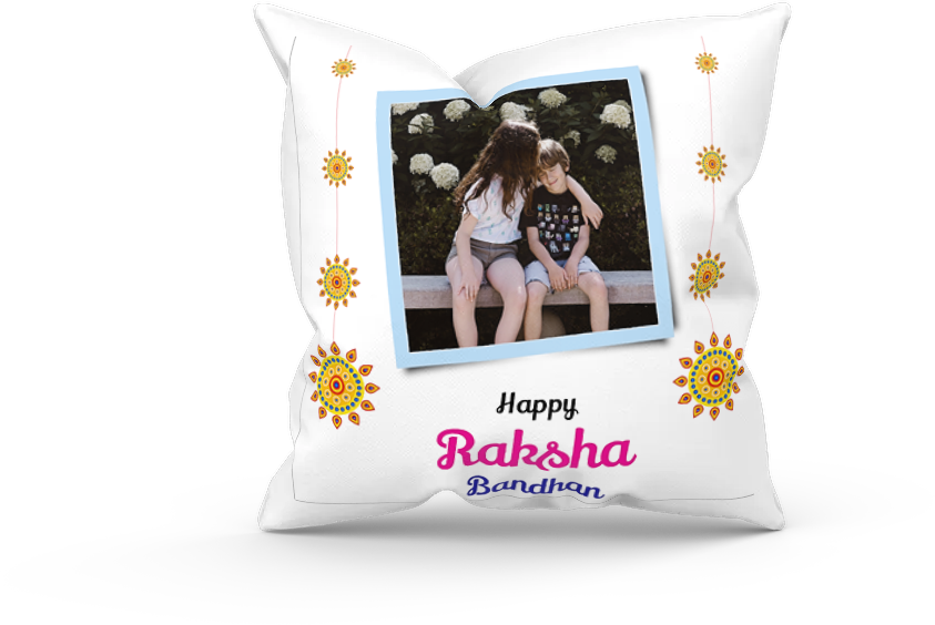 Rakhi with Cushion & Mug